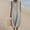 #2_Gray, variant on Cotton Linen Swimsuit Cover Up for Womens Scooped Neck Dress Sleeveless Mini Tank Dresses Light Breathable T Shirt Dress Ultra Soft Textured Athletic Stretch Blouses Beach Vacation Party Clothes