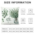 thumbnail image 5 of GOSMITH Summer Farmhouse Sage Green Eucalyptus Leaves Pillow Covers, Eucalyptus Leaf Wreath Throw Pillow Covers Decorations for Home, Outdoor Cushion Case Pillowcase for Sofa Couch, 5 of 5