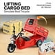 thumbnail image 4 of Modelo de simulación de triciclo infantil con control remoto, sonido y luz, coche de juguete con tres rebotes, coche de reparto de carga, coche de reparto de regalos, triciclo de aleación con control, 4 of 7