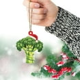 thumbnail image 6 of Lssam Christmas Tree Ornaments, Cute Broccoli Fruit Decor for Indoor Outdoor Hanging, Festive Winter Party Supplies & Holiday Presents, 6 of 6