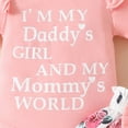 thumbnail image 6 of TOWED22 Newborn Baby Clothing Outfits Cute Romper Bodysuit Bloomer Shorts Set Pink,9-12 M, 6 of 7