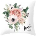 thumbnail image 1 of Funda de almohada con estampado digital de lino para madres & #39;s Day Afortunado Sencillez, 1 of 2