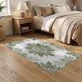 thumbnail image 2 of ODIKA 5'x7' Washable Area Rug Non-Slip, Low Pile, Stain Resistant Farmhouse Forest Inspired Featuring Vintage Botanical Hardwood for Guest Room, Lounge, Apartment, 2 of 7