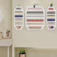 thumbnail image 2 of Multi-Tiers Metal Octagonal Cosmetic Display Rack,Wall-Mounted Nail Polish Storage Racks,Essential Oil and Perfume Bottle Holder,Wall Shelf Organizers for Home Spa Nail Salon Shop, 2 of 8