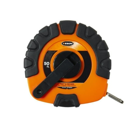 UPC: 0052837023509 | Keson 50 Ft. Units: In 1/8 Nylon Coated Steel Tape With Hook