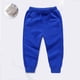 thumbnail image 1 of Pantalones largos para niños y niñas, informales, de color sólido, cálidos y gruesos, pantalones largos para niños., 1 of 5