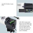 thumbnail image 5 of FrostHike Distributeur Automatique de Nourriture pour Poisson, Mangeoire de Vacances Alimentée par Pile et USB pour Aquarium et Bac à Tortues avec Anneau d'Alimentation, 5 of 5