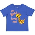 thumbnail image 3 of Inktastic My Nana Loves me- cute giraffe Boys or Girls Toddler T-Shirt, 3 of 5