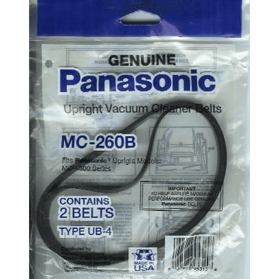 Panasonic Type UB-1 Belt (Pkg of 2 belts)