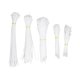 thumbnail image 1 of 550Pcs Nylon Cable Zip Ties Assortment Set Self Locking Electric Wire Ties for Outdoor Indoor White, 1 of 5