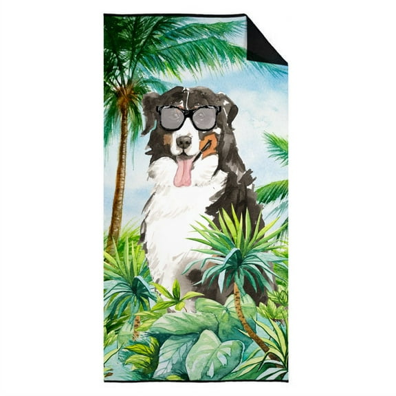 Carolines Treasures CK3025TWL3060 Bernese Mountain Dog Premium Beach Towel 30W X 60H multicolor