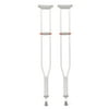 Medline Lightweight Aluminum Red Dot Crutches, Tall Adult, 5'10"-6'6"