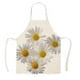 thumbnail image 1 of Delantal de cocina de lino con patrón de plantas para adultos, niños, accesorios de herramientas de cocina para el hogar Tmvgtek Para estrenar, 1 of 8