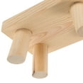 thumbnail image 3 of Milisten Small Wooden Foot Stool Khaki Sturdy and Stable for Home and Travel, 3 of 8