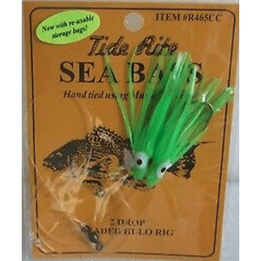 Tide Rite Skirted Seabass Rig Chartreuse