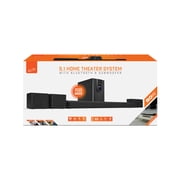 iLive IHTB142B Wireless 5.1 Channel Surround Sound 80 Watt Continuous Power Subwoofer, Black