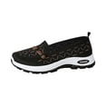thumbnail image 2 of Willtoo Women's Woven Sneakers Orthopedic Breathable Soft Arch Support Foam Shoes Low Top Walking Anti Skid Slip On Sports Shoes, 2 of 4