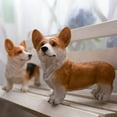 thumbnail image 3 of Statue de Corgi en Résine, Statue de Chien Mignon Vif Statue de Chien en Résine Statue de Chien Confort Ultime, 3 of 3