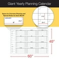thumbnail image 5 of Excello Global Products Giant Dry Erase Laminated Calendar for Wall Yearly Monthly 40"x60" - GPP-0030, 5 of 5