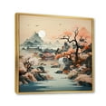 thumbnail image 2 of Designart "Silk Road China Art painting II" Chinese Floater Framed Wall Decor, 2 of 7