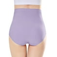 thumbnail image 2 of vigerkar Silky Seamless Panties for Women High Waisted Tummy Control Stretch Cheeky Panties No Show Hipster Panties Underwear F, XXL, 2 of 5