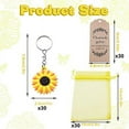 thumbnail image 2 of 30PCS Sunflower Keychain Sunflower Theme Favors Set, 2 of 7
