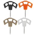 thumbnail image 4 of Yimiti Outdoor Camping Luminous Tent Peg Screw Peg Nail Rope Tree Decking Travel Peg,Orange, 4 of 8