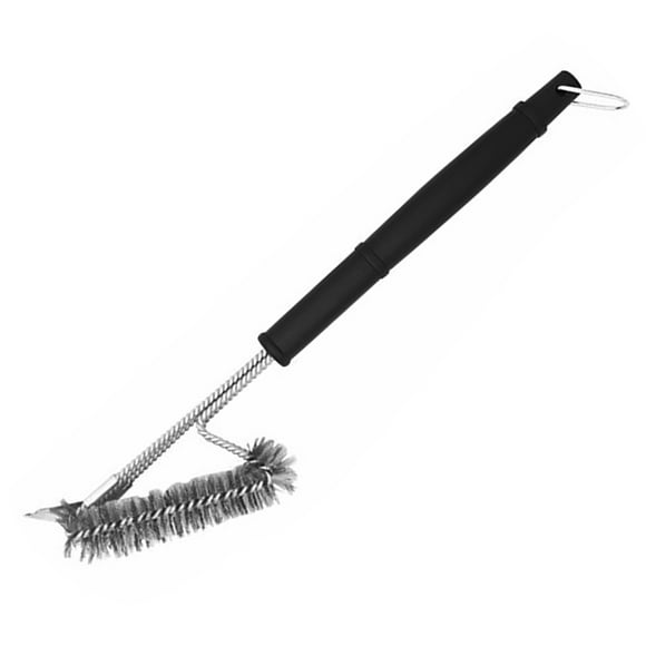 Black Rock Grill Heavy Duty Bbq Grill Brush & Scraper – 18” Stainless Steel Grill Cleaner For Infrared And Steak Stone Hot Rocks – Marinating Oil Bru Cleaning Brush