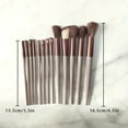 thumbnail image 4 of LNGOOR 13 PCS Professional Makeup Brush Set - Soft & Fine Nylon Bristles  ABS Plastic Rod  Unscented  Perfect for Normal Skin - Complete Eye Shadow  Foundation  Blush  Powder Blending Bea, 4 of 6