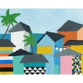 thumbnail image 2 of Weiss, Jan 32x26 Gold Ornate Wood Framed with Double Matting Museum Art Print Titled - Beachfront Property 3, 2 of 4