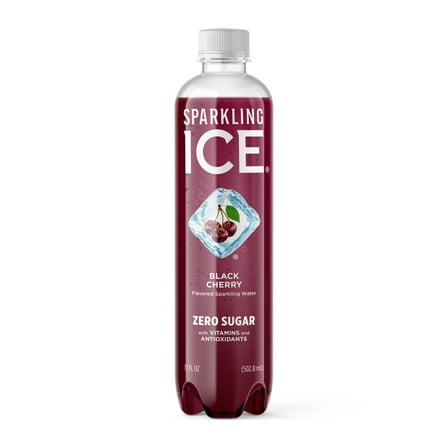 Sparkling Ice Naturally Flavored Black Cherry Sparkling Water, 17 fl oz