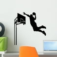 thumbnail image 1 of Basketball Wall Decal by Wallmonkeys Peel and Stick Graphic (18 in H x 17 in W) WM135629, 1 of 4