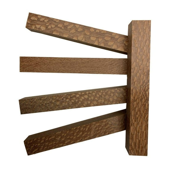 Leopardwood Exotic Wood Pen Blanks For Turning - 3/4" x 3/4" x 5" (5 Pack) - High-Quality Hardwood Pen Blanks for Impeccable Creations