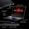 thumbnail image 2 of Acer Nitro 17 Gaming Laptop, 17.3" QHD Display, AMD Ryzen 7-7840HS(8 Cores), ‎32GB DDR5 RAM, 1TB SSD, ‎NVIDIA GeForce RTX 4060, Backlit Keyboard, Windows 11 Home, Bundle With Cefesfy Cleaning Brush, 2 of 5
