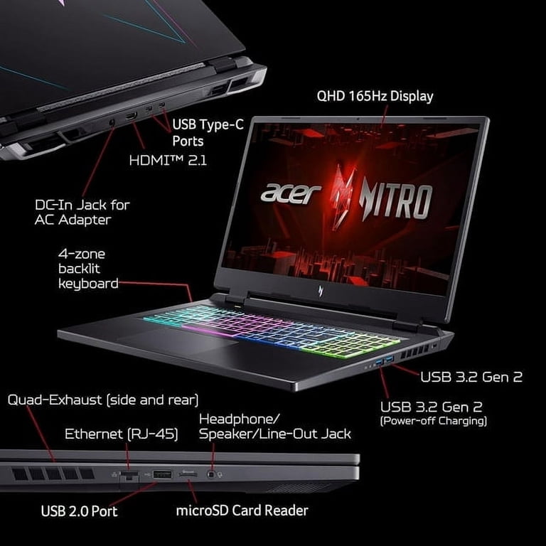 Acer Nitro 17 Gaming Laptop, 17.3
