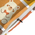 thumbnail image 4 of 3 Pcs Soft Bedding Set, Includes 1 Duvet Cover with Zipper And 2 Pillow,Shams Cartoon Cute Bear Queen(90"×90"), 4 of 8