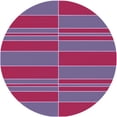 thumbnail image 1 of Ahgly Company Indoor Round Patterned Medium Purple Area Rugs, 7' Round, 1 of 6