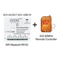 thumbnail image 3 of Interruptor Inteligente WiFi de 4 Canales + Control Remoto RF433 7-32V 2.4G WiFi MóDulo de AutomatizacióN del Hogar Smartlife para IFTT Alexa Google Home, 3 of 10