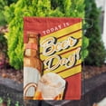 thumbnail image 3 of America Forever Today is Beer Day Summer Garden Flag 12.5 x 18 inches It's Cool Beer Drink Beverage Mug Bottle Happy Hour Double Sided Seasonal Yard Outdoor Decorative Beer Thirty Garden Flag, 3 of 5