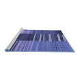 thumbnail image 2 of Ahgly Company Machine Washable Indoor Square Southwestern Blue Country Area Rugs, 5' Square, 2 of 4
