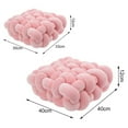 thumbnail image 6 of Cheers.US Soft Knot Pillows, Square Throw Pillow Cushion Home Decoration Plush Pillow, Throw Knotted Pillow Handmade Plush Pillow, 6 of 7