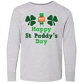 thumbnail image 3 of Inktastic Happy St Paddy's Day Long Sleeve Youth T-Shirt, 3 of 5