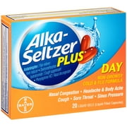 Alka-Seltzer Plus Acetaminophen Non-Drowsy Cold & Flu Formula Liquid Gels, 20 count