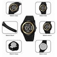 thumbnail image 3 of MJSHUN Kids Digital Watch for Age 4-15, 30 M Waterproof Watches with Alarm Stopwatch Wrist Multifunctional Luminous Sports Watches for Boys Girls Birthday Gift for Kids, 3 of 14