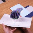 thumbnail image 5 of PFFRIZ Creative 3D Mother's Day Greeting Card, 1pc Lavender Vase Hand-made Greeting Card, Mothers Day Bouquet Pop Up Greeting Card Clearance, 5 of 7