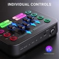 thumbnail image 5 of 48V X1PRO Bluetooth Audio Mixer with M8 Microphone Voice Changer for Singing Audio Card Recording Game Audio Mixer, 5 of 5