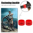 thumbnail image 2 of Anillo de cinta de manillar de bicicleta 2 uds cinta para manillar de bicicleta de carretera anillo de fijación piñón fijo bicicleta antideslizante silicona Hugtrwg  Para estrenar, 2 of 6