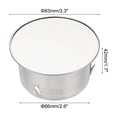 thumbnail image 2 of Tapa de Agujero de Chimenea Uxcell, 75mm(3 Pulgadas) Ajustable en Tensión para Tubería de Estufa, Tono Plateado, 2 of 5