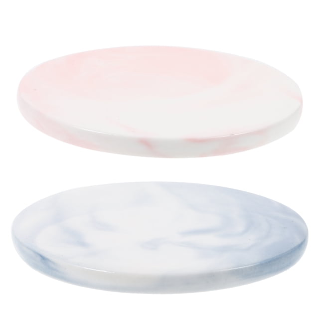 MasteelfCA 2pcs Wax Sealing Ceramic Pad Versatile Coaster Backing Board for Stamp Seal