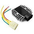 thumbnail image 2 of Speravity Rectificador regulador de voltaje de motocicleta con conector de cable de 5 pines Compatible con YZF R1YZF600 XP500 TDM850 FZ6N FZ6S YZF Accesorios para motos Speravity VI002913-00, 2 of 6